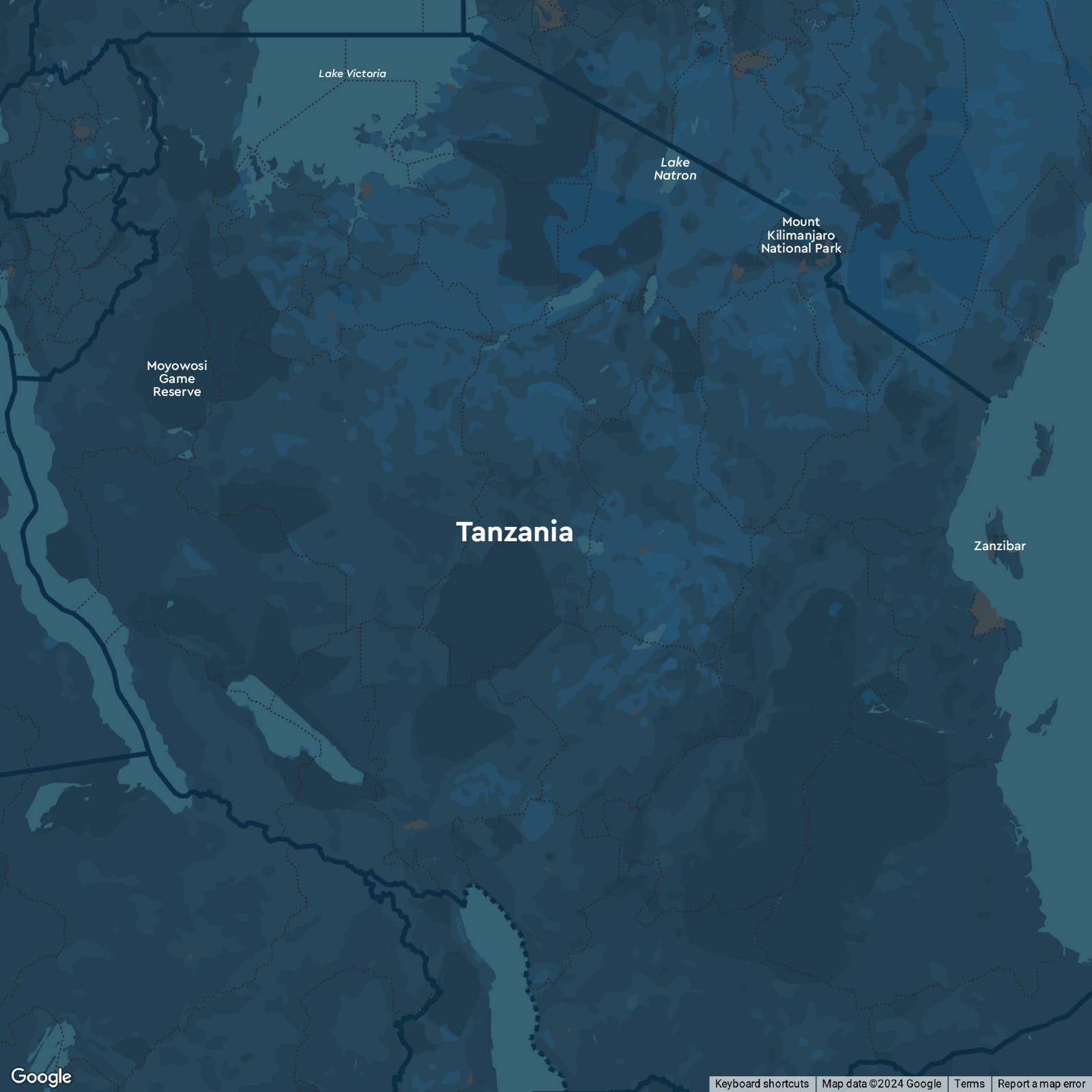 Tanzania Map